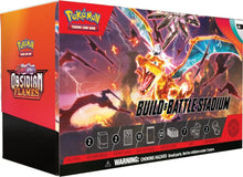 Load image into Gallery viewer, Pokemon TCG- Scarlet &amp; Violet 3 Obsidian Flames - Build &amp; Battle Stadium
