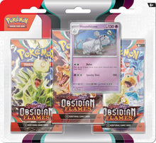 Load image into Gallery viewer, Pokemon TCG- Scarlet &amp; Violet 3 Obsidian Flames Three Booster Blister
