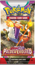 Load image into Gallery viewer, Pokemon TCG- Scarlet &amp; Violet 2 Paldea Evolved Booster Pack
