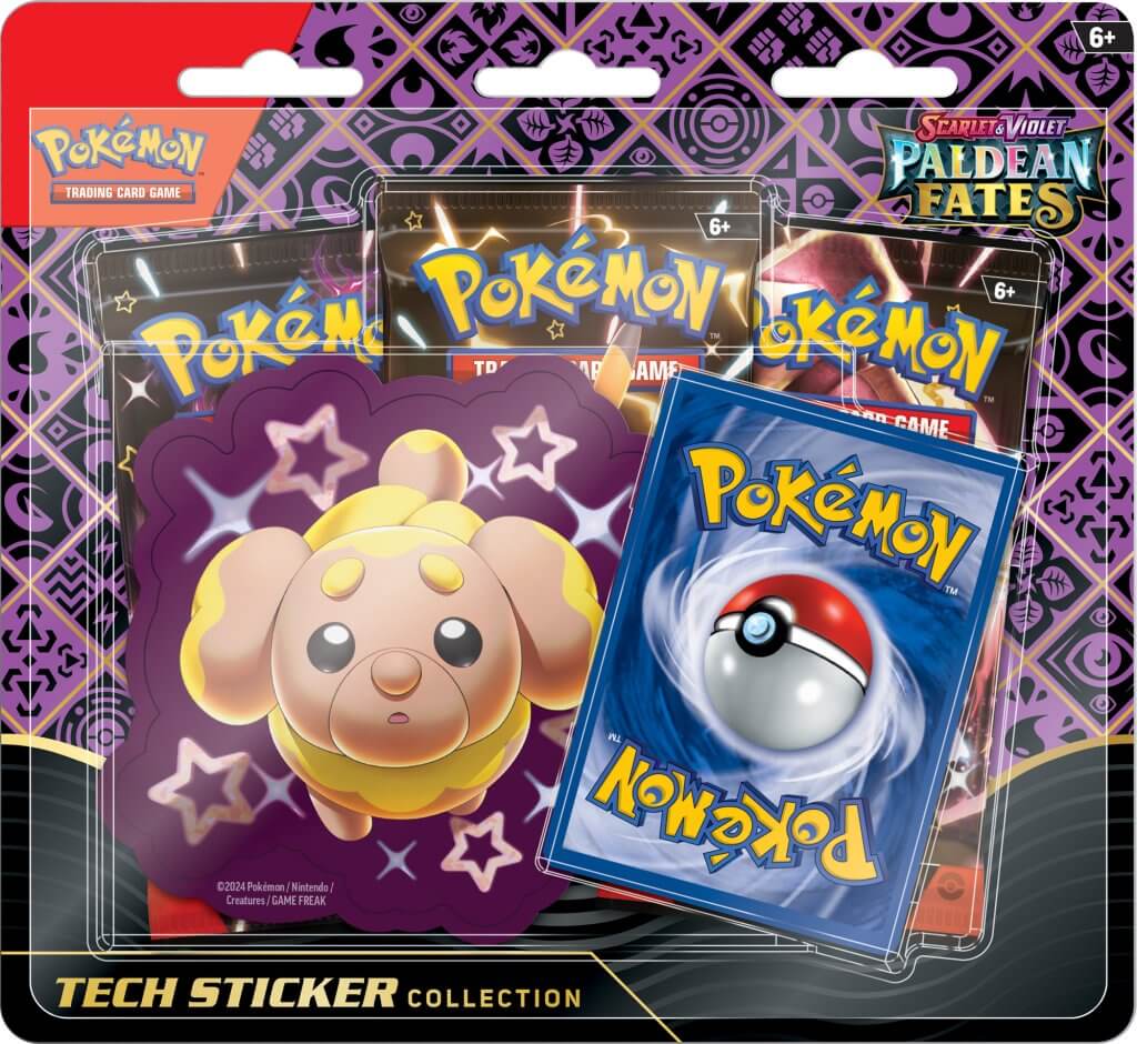 Pokemon TCG- Scarlet & Violet 4.5 Paldean Fates Tech Sticker Blister