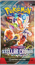 Load image into Gallery viewer, Pokemon TCG - Scarlet &amp; Violet Stellar Crown Booster Pack
