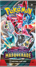 Load image into Gallery viewer, Pokemon TCG - Scarlet &amp; Violet 6 Twilight Masquerade Booster Pack
