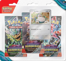 Load image into Gallery viewer, Pokemon TCG- Scarlet &amp; Violet 6 Twilight Masquerade Three Booster Blister
