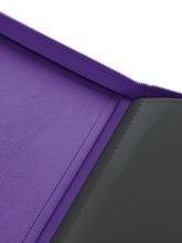Load image into Gallery viewer, Palms Off Gaming- STEALTH 9 Pocket Zip Trading Card Binder - PURPLE
