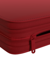 Load image into Gallery viewer, Palms Off Gaming- STEALTH 9 Pocket Zip Trading Card Binder - RED
