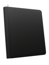 Load image into Gallery viewer, Palms Off Gaming- STEALTH 12 Pocket Zip Trading Card Binder - BLACK
