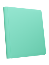 Load image into Gallery viewer, Palms Off Gaming- STEALTH 12 Pocket Zip Trading Card Binder - TURQUOISE
