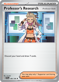 S&V: Scarlet & Violet Base Set- Professor's Research 189/198