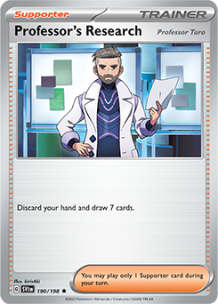 S&V: Scarlet & Violet Base Set- Professor's Research 190/198