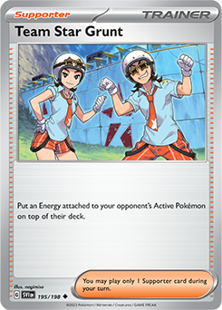 S&V: Scarlet & Violet Base Set- Team Star Grunt 195/198