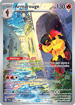 S&V: Scarlet & Violet Base Set- Armarouge Illustration Rare 203/198