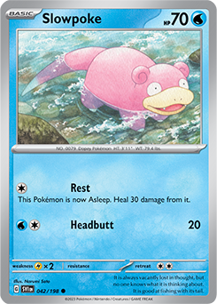S&V: Scarlet & Violet Base Set- Slowpoke 042/198