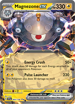 S&V: Scarlet & Violet Base Set- Magnezone ex 065/198