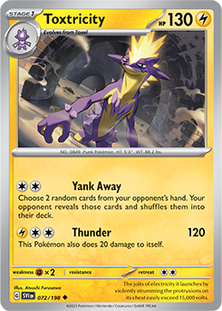 S&V: Scarlet & Violet Base Set- Toxtricity 072/198
