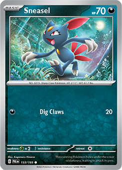 S&V: Paldea Evolved- Sneasel 133/193