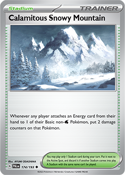 S&V: Paldea Evolved- Calamitous Snowy Mountain 174/193