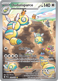 S&V: Paldea Evolved- udunsparce Illustration Rare 229/193