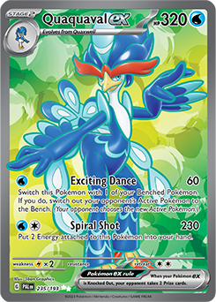 S&V: Paldea Evolved- Quaquaval ex Full Art 235/193