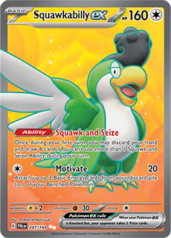 S&V: Paldea Evolved- Squawkabilly ex Full Art 247/193