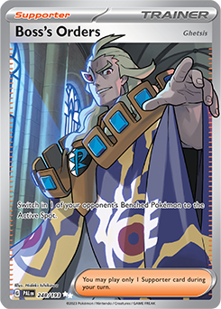 S&V: Paldea Evolved- Boss's Orders Full Art 248/193