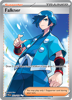 S&V: Paldea Evolved- Falkner Full Art 251/193