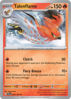 S&V: Paldea Evolved- Talonflame 030/193