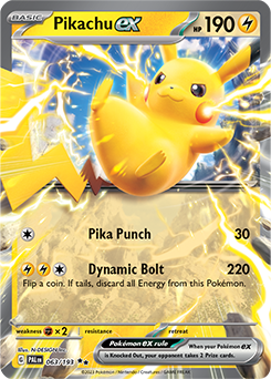 S&V: Paldea Evolved- Pikachu ex 063/193