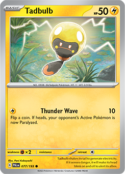 S&V: Paldea Evolved- Tadbulb 077/193