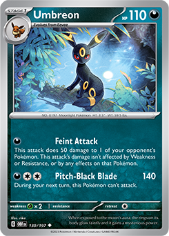 S&V: Obsidian Flames- Umbreon 130/197