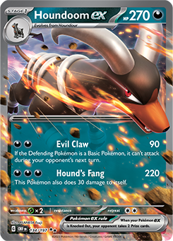 S&V: Obsidian Flames- Houndoom ex 134/197