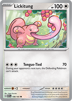 S&V: 151- Lickitung 108/165