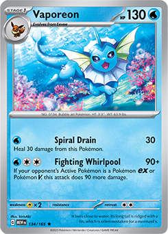 S&V: 151- Vaporeon 134/165