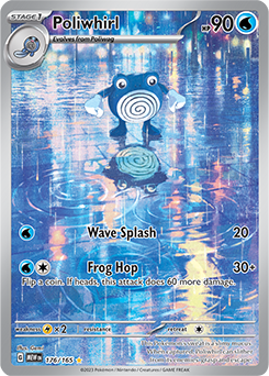 S&V: 151- Poliwhirl Illustration Rare 176/165