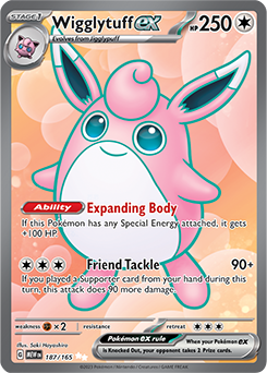 S&V: 151- Wigglytuff ex Full Art 187/165