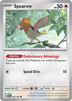 S&V: 151- Spearow 021/165