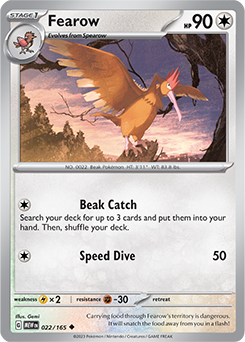 S&V: 151- Fearow 022/165