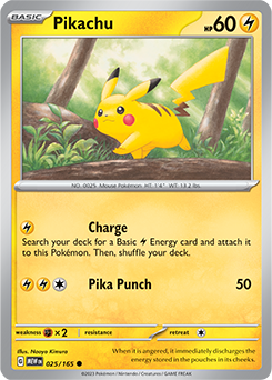 S&V: 151- Pikachu 025/165