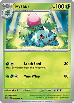 S&V: 151- Ivysaur 002/165