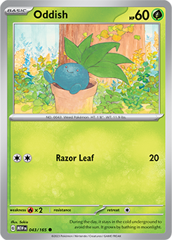 S&V: 151- Oddish 043/165