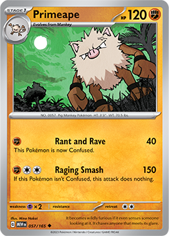 S&V: 151- Primeape 057/165