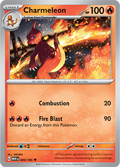 S&V: 151- Charmeleon 005/165