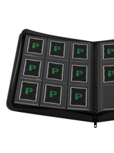 Load image into Gallery viewer, Palms Off Gaming- Collector's Series TOP LOADER Zip Binder - BLACK
