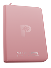 Load image into Gallery viewer, Palms Off Gaming- Collector's Series TOP LOADER Zip Binder - PINK
