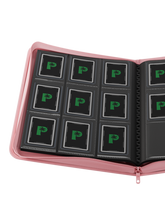 Load image into Gallery viewer, Palms Off Gaming- Collector's Series TOP LOADER Zip Binder - PINK
