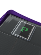 Load image into Gallery viewer, Palms Off Gaming- Collector's Series TOP LOADER Zip Binder - PURPLE
