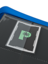Load image into Gallery viewer, Palms Off Gaming- Collector's Series 4 Pocket Zip Trading Card Binder - BLUE
