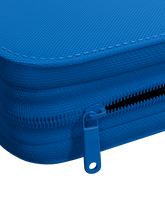 Load image into Gallery viewer, Palms Off Gaming- Collector's Series 4 Pocket Zip Trading Card Binder - BLUE
