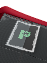 Load image into Gallery viewer, Palms Off Gaming- Collector's Series 4 Pocket Zip Trading Card Binder - RED
