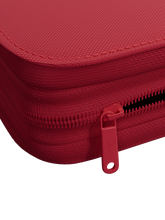 Load image into Gallery viewer, Palms Off Gaming- Collector's Series 9 Pocket Zip Trading Card Binder- RED
