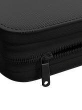 Load image into Gallery viewer, Palms Off Gaming- Collector's Series 12 Pocket Zip Trading Card Binder- BLACK
